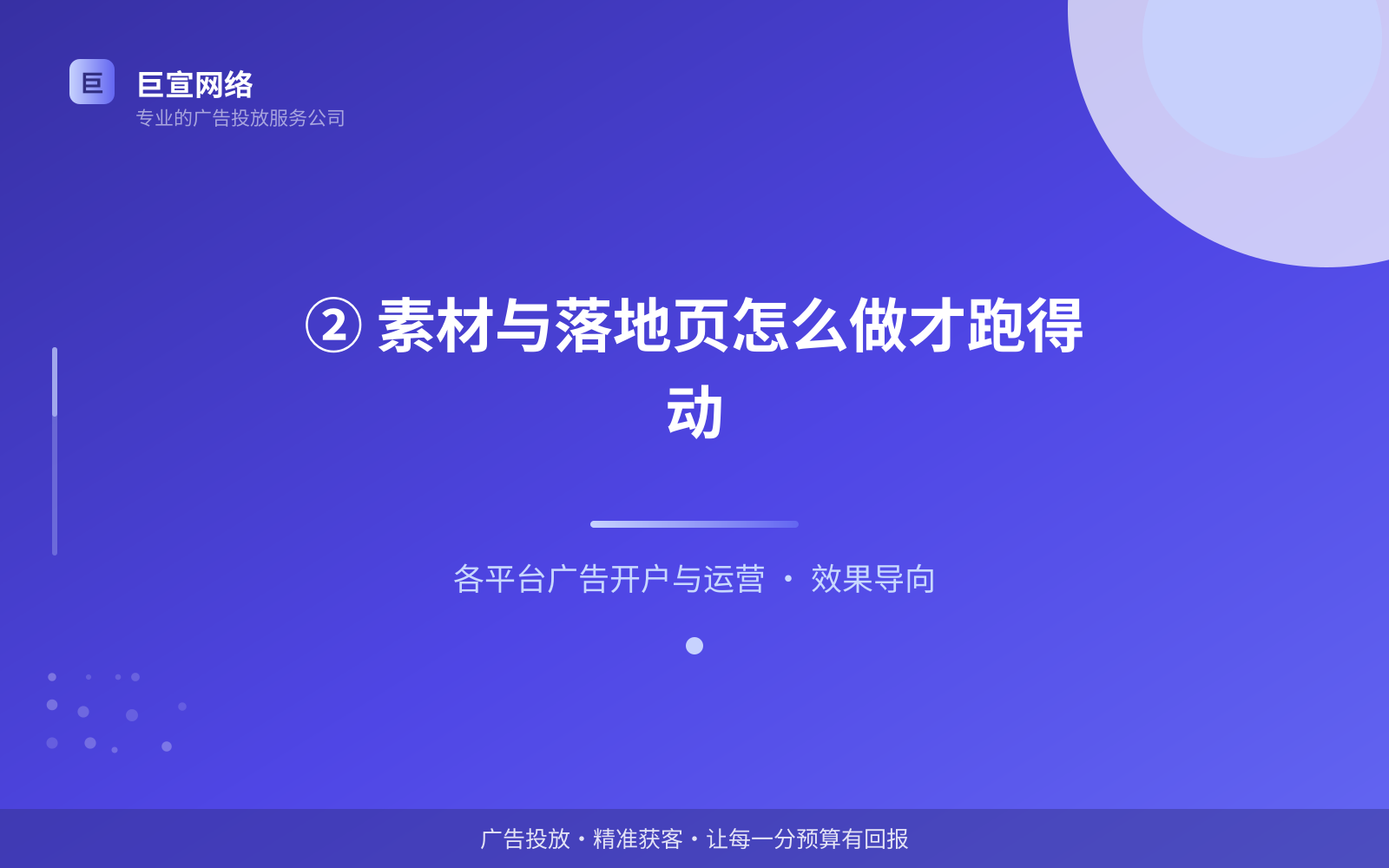 ② 素材与落地页怎么做才跑得动(服务内容介绍) ② 素材与落地页怎么做才跑得动(服务内容介绍)