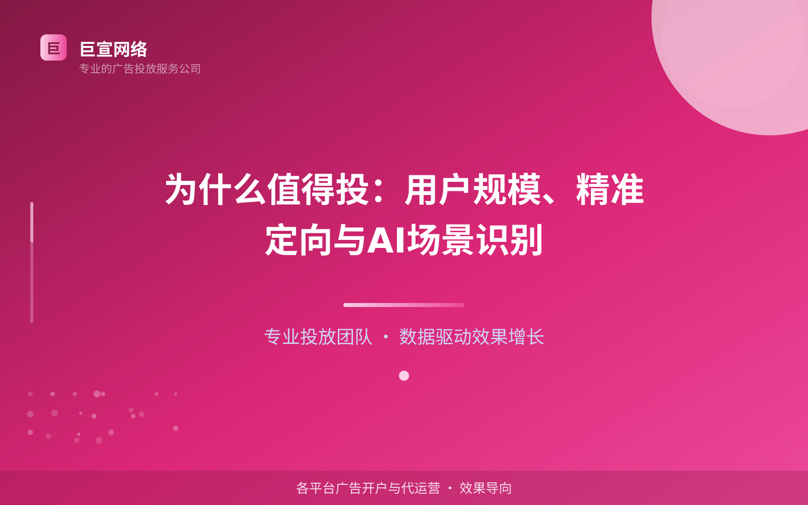 为什么值得投:用户规模、精准定向与AI场景识别(效果数据维度) 为什么值得投:用户规模、精准定向与AI场景识别(效果数据维度)